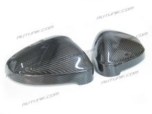 Carbon Fiber Side Mirror Cover Caps for AUDI A4 B9 S4 RS4 A5 F5 S5 RS5 2017-2024