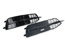 Honeycomb Front Bumper Fog Light Grille Cover For 2012-2015 Audi A6 C7 S Line S6