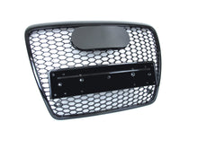 RS6 Style For 2005-2011 Audi A6 S6 C6 Front Bumper Mesh Grill Honeycomb Black