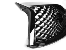 Glossy Black Front Mesh Grille for Infiniti Q50 2018-2024 w/o Camera & Parking Sensors