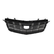 For 2015-2019 Cadillac ATS Front Grille Upper Bumper Grill Gloss Black