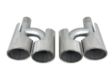 Chrome/Black Exhaust Tips For Mercedes W220 W221 W211 W212 W203 W204 W219 W218 SLK R171 SL R230
