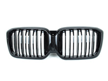 Gloss Black Front Kidney Grille for BMW X3 G01 X4 G02 LCI w/o Camera 2022-2024