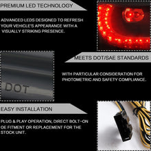 SMOKED LED Taillights fit for 10-14 VW GOLF 6 MK6 GTI 12-13 Golf R With Sequential Indicators