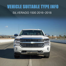 LED Reflector Headlights For 2016-2018 Chevy Silverado 1500 w/Animation
