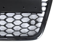RS6 Style For 2005-2011 Audi A6 S6 C6 Front Bumper Mesh Grill Honeycomb Black
