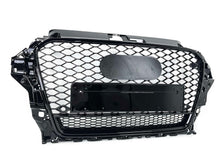 Gloss Black Front Mesh Grille For AUDI A3 8V S3 2013-2016 fg121