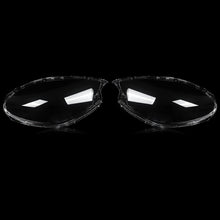 Left+Right Headlight Lens Cover Shell for Porsche Macan 2015–2018 Headlamp Shade