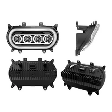 LED Dual Headlight w/ DRL Ring Fit For Harley Road Glide Special Limited CVO Ultra 2015+