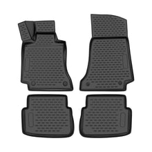 4pcs Floor Mats Liner for Mercedes C Class C205 C300 C43 Coupe 2017-2023 All Weather TPE Black