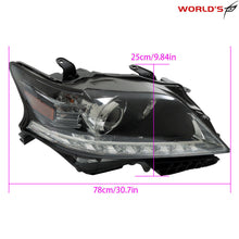 For 2013 2014 2015 Lexus RX RX350 RX450h HID Xenon Headlight LED DRL Left&Right
