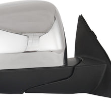 Right Passenger Side Mirror For 2011-2022 Jeep Grand Cherokee Chrome Heated Manual Fold