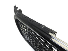 For 2009-2012 Audi A4/S4 B8 Front Bumper Hex Grille Mesh RS4 Style Gloss Black