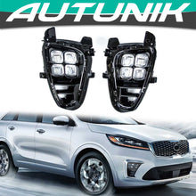 LED DRL Daytime Running Lights Bezels For Kia Sorento 2019-2020