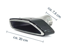 Carbon Fiber Exhaust Tips Muffler Pipes for BMW G30 520i 530i 540i m-sport 2017-2019-2023