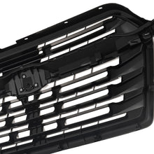 Black With Chrome Trim Front Upper Grille For 2023 2024 Subaru Ascent