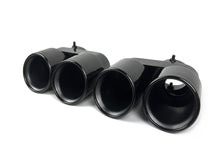 Black Exhaust Tips Tailpipe for BMW X5 G05 X6 G06 X7 G07 40i 2019-2024