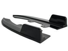 Gloss Black Rear Splitters Side Bumper Canards for BMW 4 Series G22 G23 M Sport 2022-2024