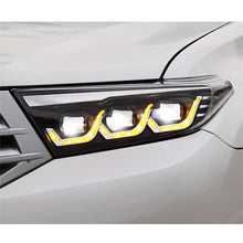 L+R LED Headlights For Toyota Highlander 2012-2014 Sequential Front Lamps