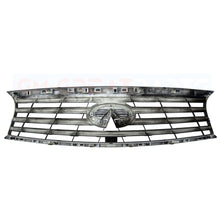 Front Upper Grille Gloss Black for 2014-2017 INFINITI QX70