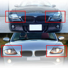 Left & Right Headlight Lens Cover Pair Clear for BMW Z4 E85 2003-2008