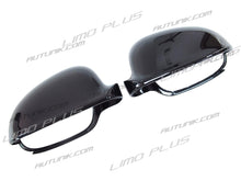 Glossy Black Side Mirror Cover Caps Replacement for VW Golf 5 Jetta Mk5 GTI mc43