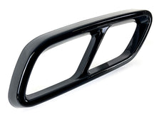 For 2022-2023 Mercedes Benz C-Class W206 Black Rear Exhaust Pipe Cover Trims
