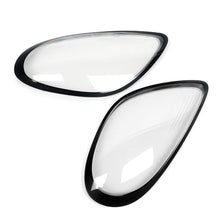 Left + Right Headlight Lens Cover Shells for Porsche Boxster Cayman 981 2014 2015 2016