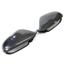 Real Carbon Fiber Mirror Covers Replace for AUDI A6 C7 S6 RS6 2012-2018 No Lane Assist od24