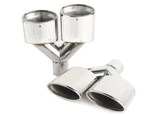 58mm Inlet Oval Chrome Exhaust Tips for Mercedes W220 W221 W204 W218 W212 W212 SLK