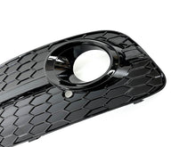Black Front Fog Light Cover Grill For 2013-2017 AUDI Q5 Non-Sline fg172