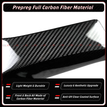 For 2022-2025 BMW X3M X4M Full Carbon Fiber Front Bumper Lower Air Duct Trim Covers