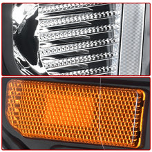 LED DRL Tube Headlights For 2014-2021 Toyota Tundra Black Housing Headlamps Set