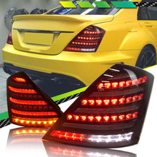 LED Sequential Tail Lights Rear Lamps Assembly for Benz S‑Class W221 Sedan 2006-2013