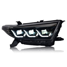 Red Demon Eye LED Headlights For Toyota Highlander 2012-2014 Front Lamp Assembly