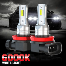 For 2014-2021 Toyota Tundra H11 H9 LED Fog Light Bulbs 6000K White Super Bright