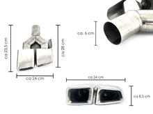 Quad Exhaust Tips Tialpipe for Mercedes E63 C63 CL63 CLS63 ML63 GL63