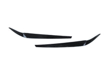 Gloss Black Headlight Eyelid Cover Eyebrow For BMW 5-Series G30 530I 540I M550I 2017-2023