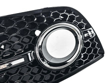 For 2009-2012 Audi Q5 W/O S-Line Pkg Fog Light Cover Grill Gloss Black SQ5 Style