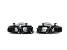 CLS63 Style Gloss Black Rear Diffuser + Exhaust Tips For Mercedes CLS W218 AMG Bumper 2015-2018