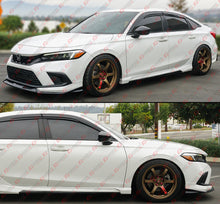 For 2022-2024 Honda Civic 11th GF Bodykit Pearl White Black Front Bumper Lip Kit