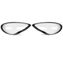 Pair Headlight Clear Lens Cover Replacement For Porsche Panamera 970 2010-2013