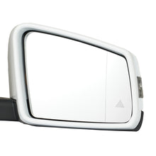 White Right Left Mirror For 2010-2014 Mercedes W204 C300 with Blind Spot Heat Mirror