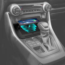 Wireless Charger Center Console Qi Charging Station for Toyota RAV4 2019-2024