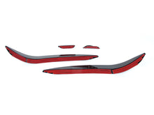 Glossy Black Front Bumper Canards Set for VW Golf MK6 GTI 2008-2012