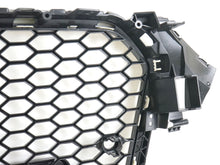 RS4 Style Gloss Black Honeycomb Front Grille Grill for AUDI A4 S4 B8.5 2013-2016