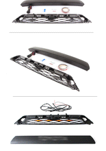Front Bumper Upper Grille w/ Lights fit for 2020-2023 Toyota 4Runner TRD Pro