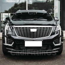 Replacement Front Bumper Upper Grille Chrome for Cadillac XT5 2021-2025 w/o Camera