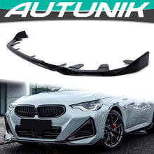 3PCS Gloss Black Front Lip Splitter for BMW G42 Coupe 220i 230i M240i 2022-2024
