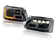 Pair LED Headlight Assembly Front Lamps For Land Rover Range Rover Sport 2010-2013